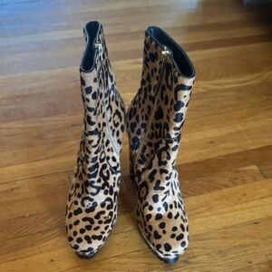 Alice+Olivia “Harper” cheetah print
